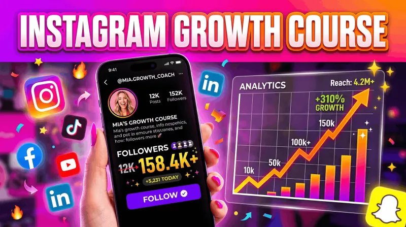 Instagram Growth Mastery Course
